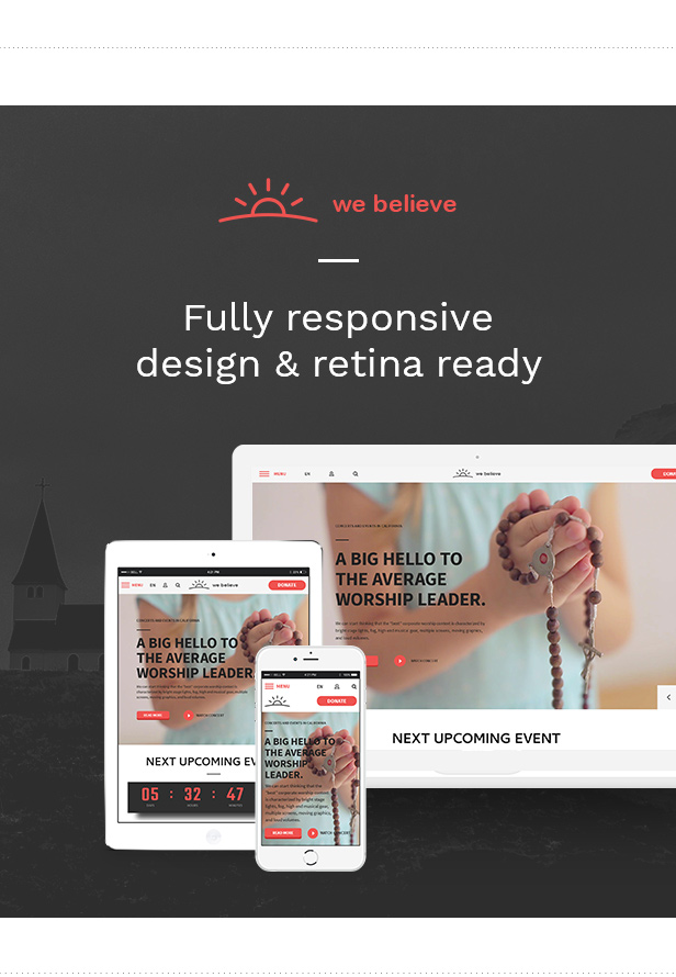  WeBelieve - Church, Charity, Nonprofit & Fundraising Responsive HTML5 Template - 7